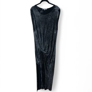 Young Fabulous & Broke - Women’s Shattered Tie Dye Maxi Dress Knot Detail - Sz S